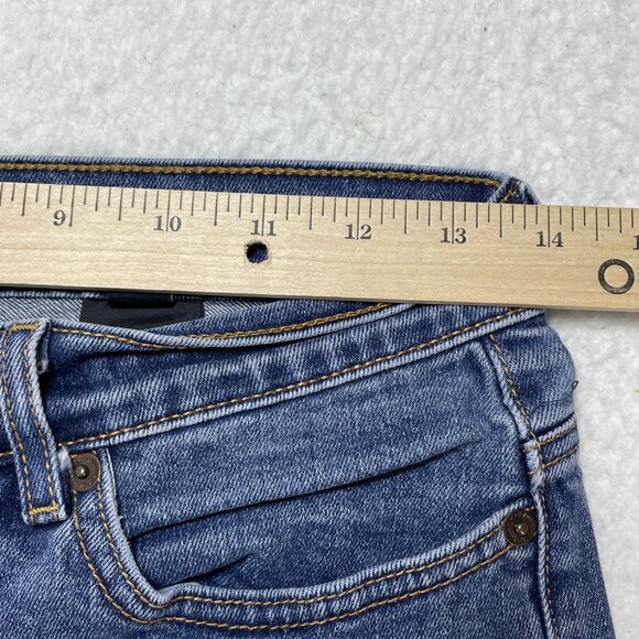 Raw Jeans Womens Size 28 Boot Cut Blue Denim Low Rise Jeans VERY RARE 27x31 USA - Picture 7 of 13
